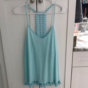 Lilly Pulitzer Nya Tank Light Aqua